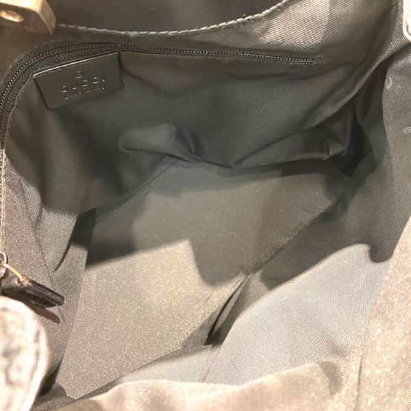 Gucci GG Black Leather Tote — view 5