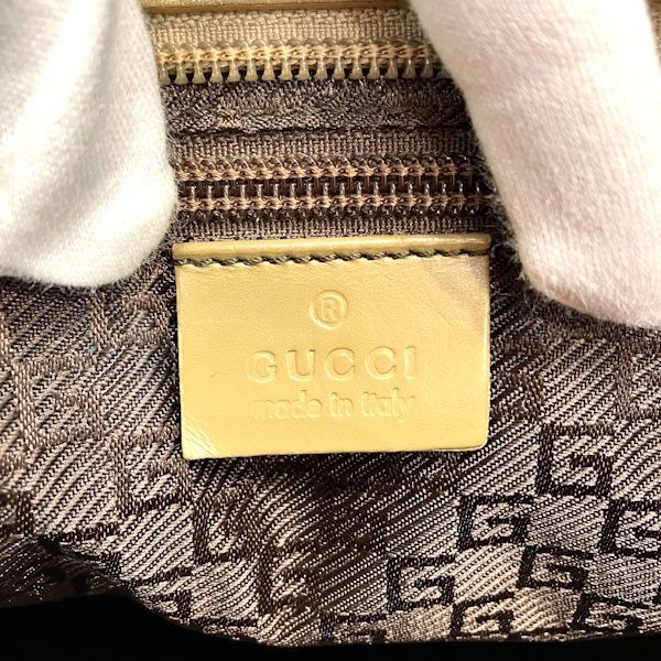 Gucci Khaki Leather Tote — view 4