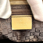 Gucci Khaki Leather Tote — view 4