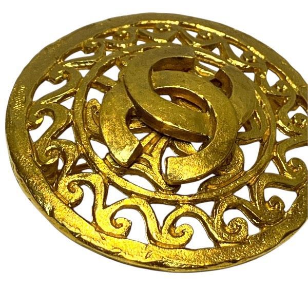 Chanel CC Logo Round Brooch — view 5