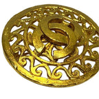 Chanel CC Logo Round Brooch — view 5