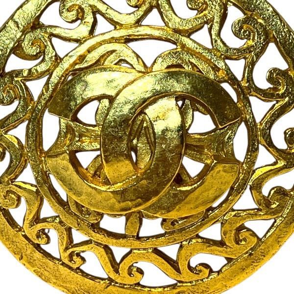Chanel CC Logo Round Brooch — view 4