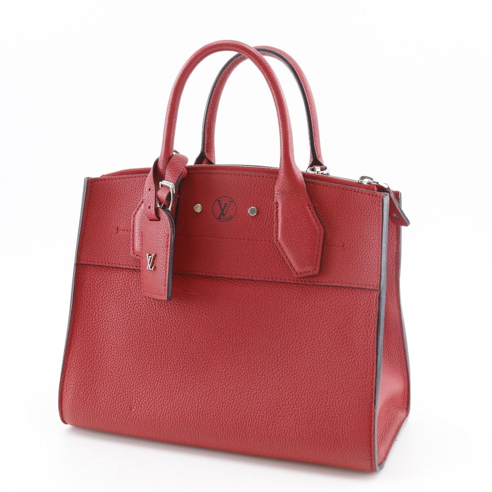 Louis Vuitton City Steamer PM 2-Way Shoulder Ca Furuge Red Handbag — view 2