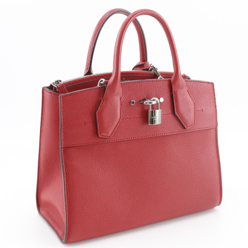 Louis Vuitton City Steamer PM 2-Way Shoulder Ca Furuge Red Handbag — view 3