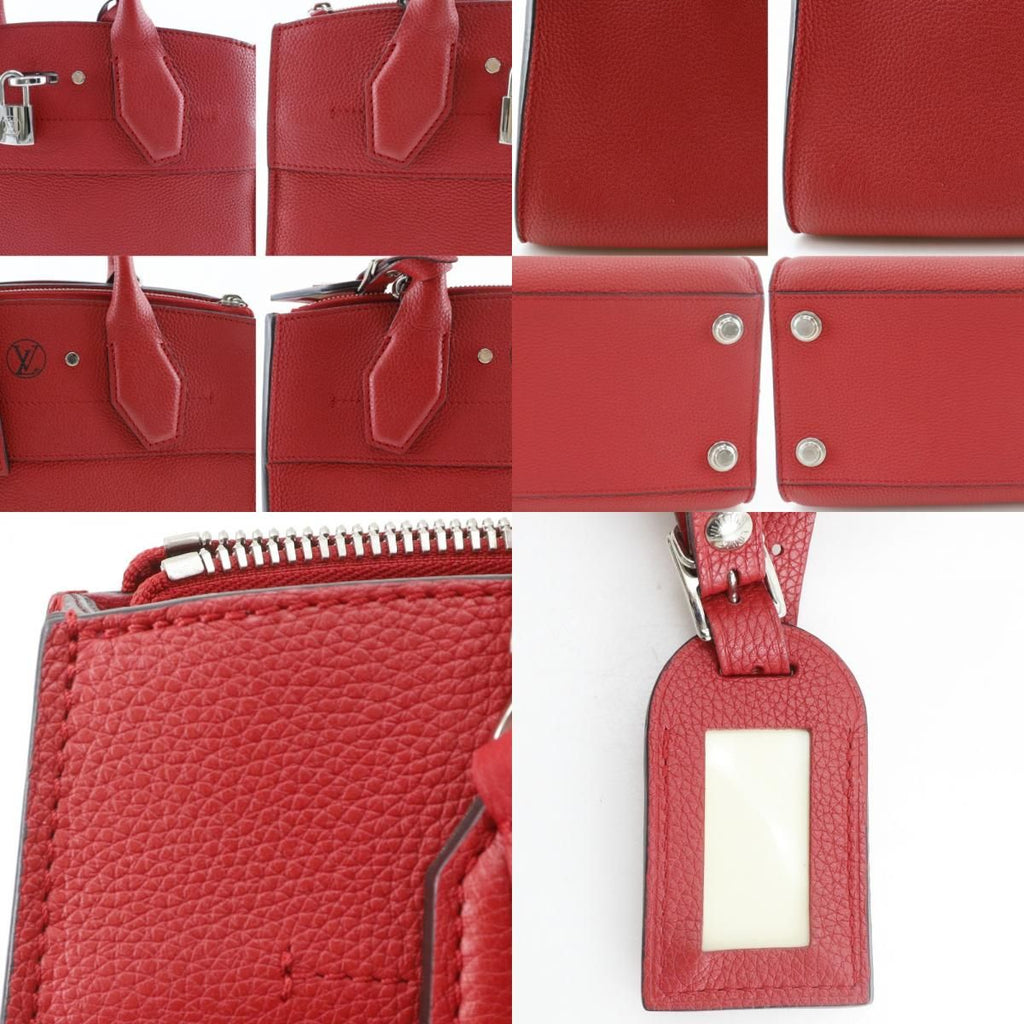 Louis Vuitton City Steamer PM 2-Way Shoulder Ca Furuge Red Handbag — view 9