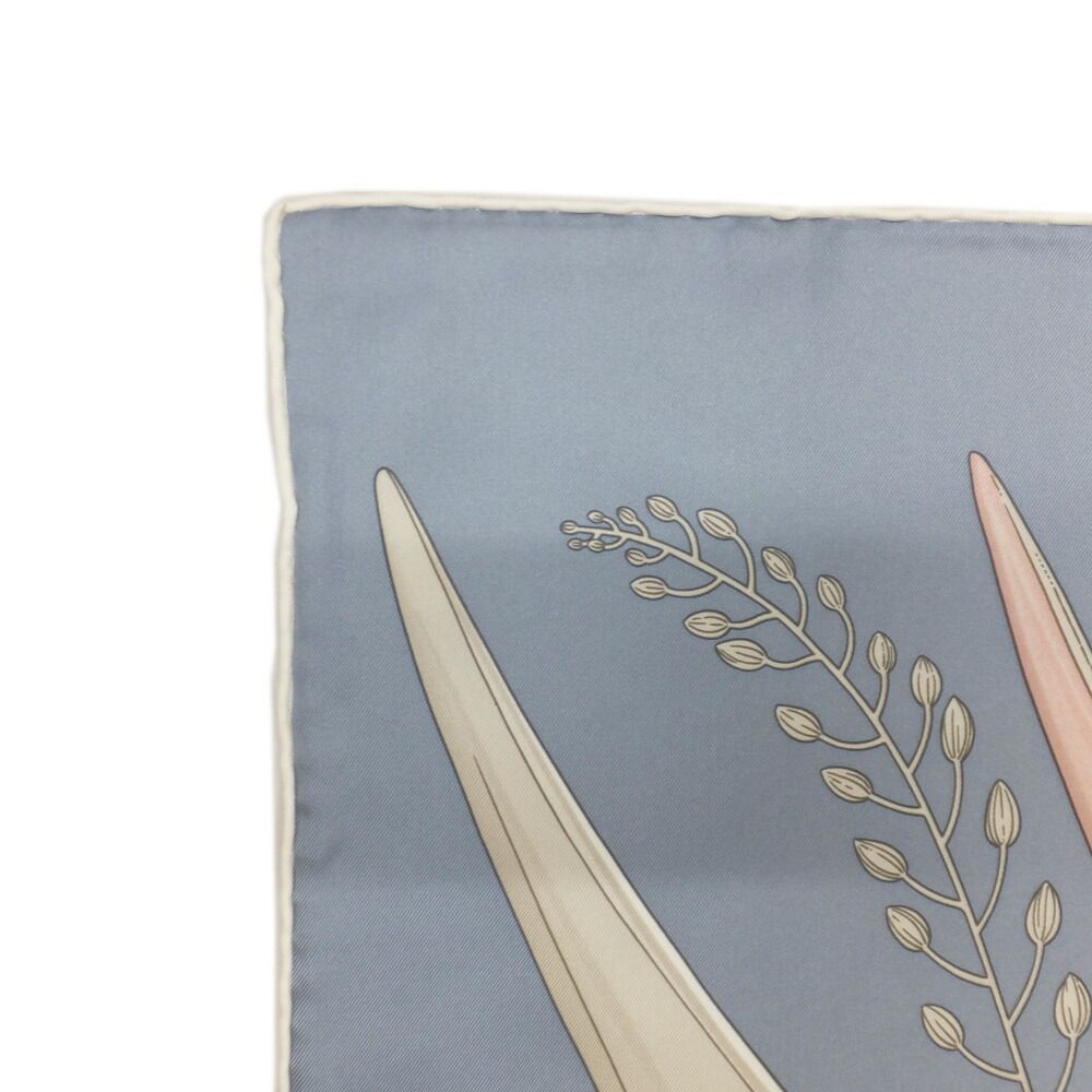 Hermes Carre 90 Bouquet Final Last Blue — view 2
