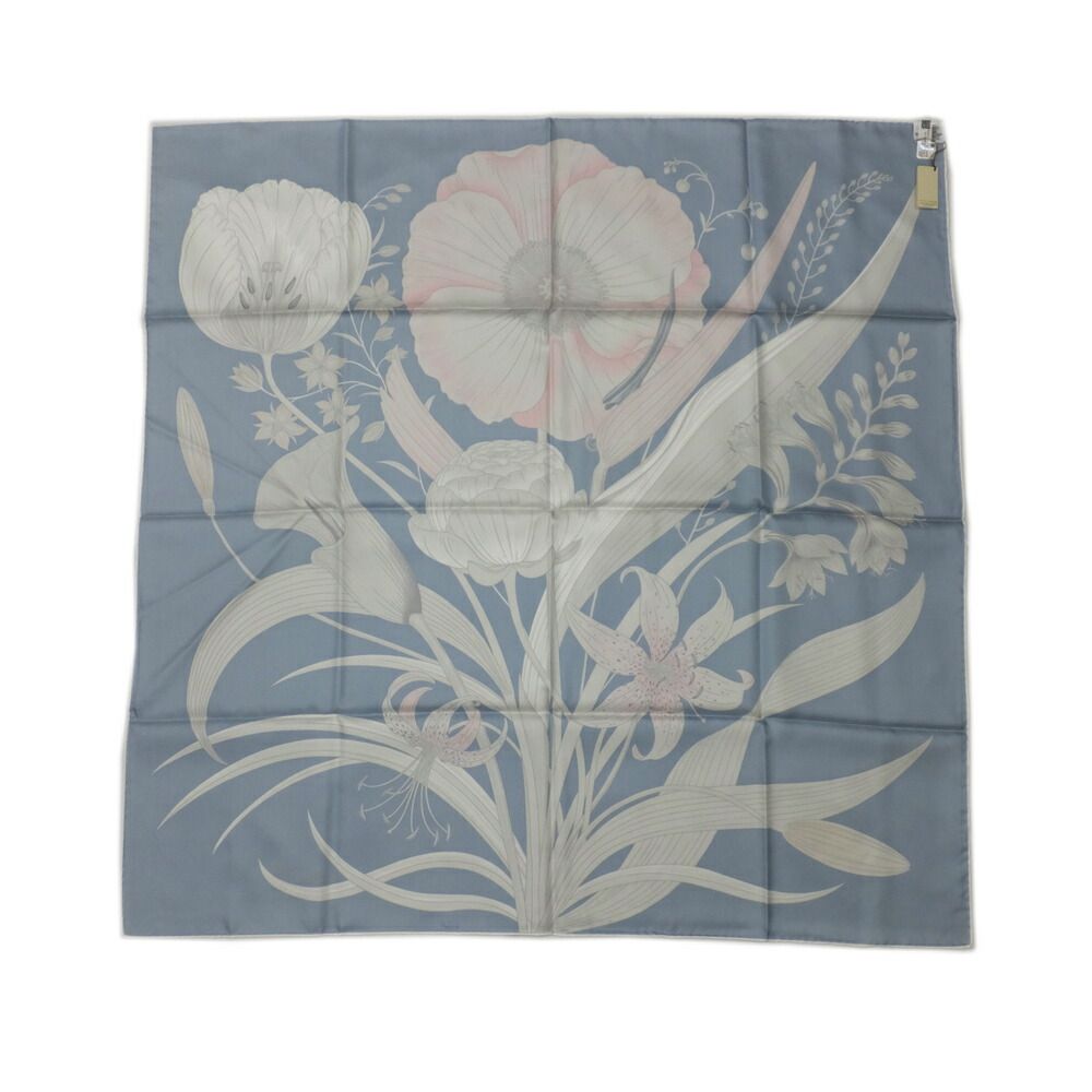 Hermes Carre 90 Bouquet Final Last Blue — view 8