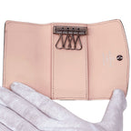 Louis Vuitton Key Case Monogram Mahina Multicles 4 Magnolia Holder — view 4