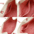 Louis Vuitton Cabas MM Summer Collection Canvas Corail Ivory Pink — view 6