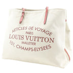 Louis Vuitton Cabas MM Summer Collection Canvas Corail Ivory Pink — view 2
