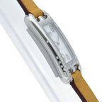 Hermes Nantucket Watch PM Diamond Bezel Box SS Leather — view 4