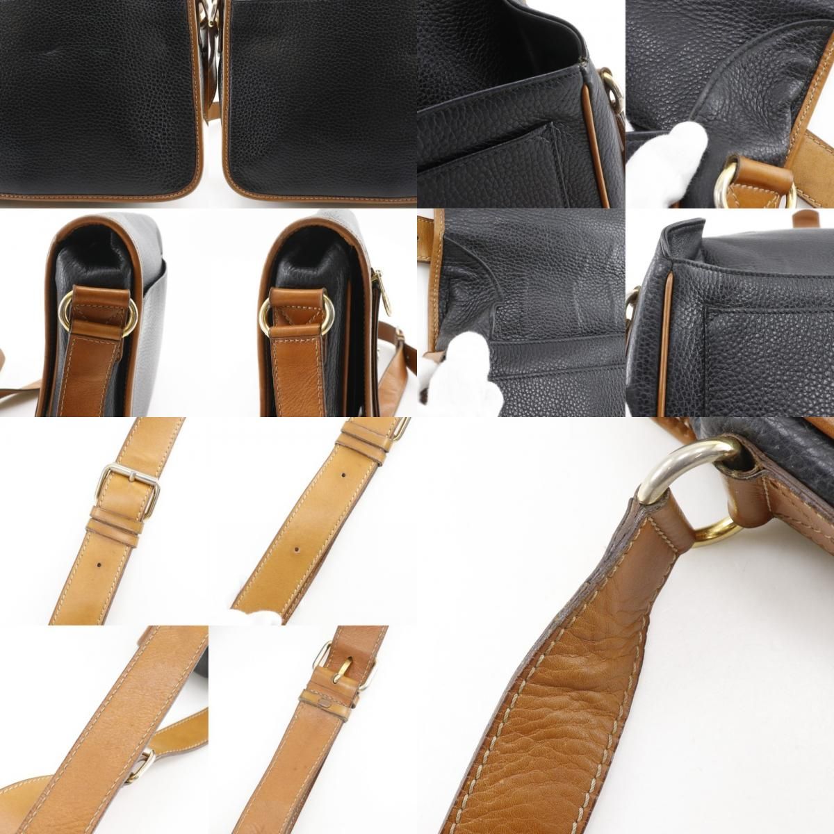 Celine Vintage Calf Black Shoulder Bag — view 9
