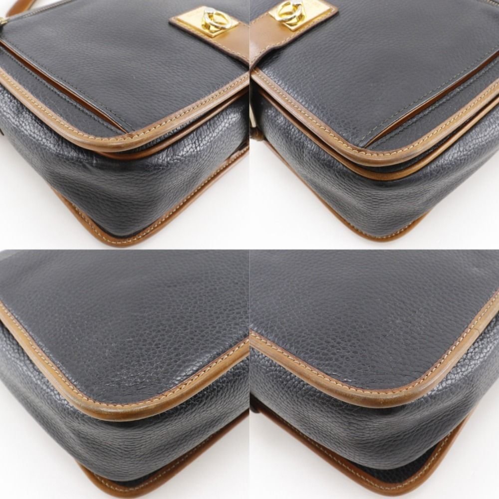 Celine Vintage Calf Black Shoulder Bag — view 4