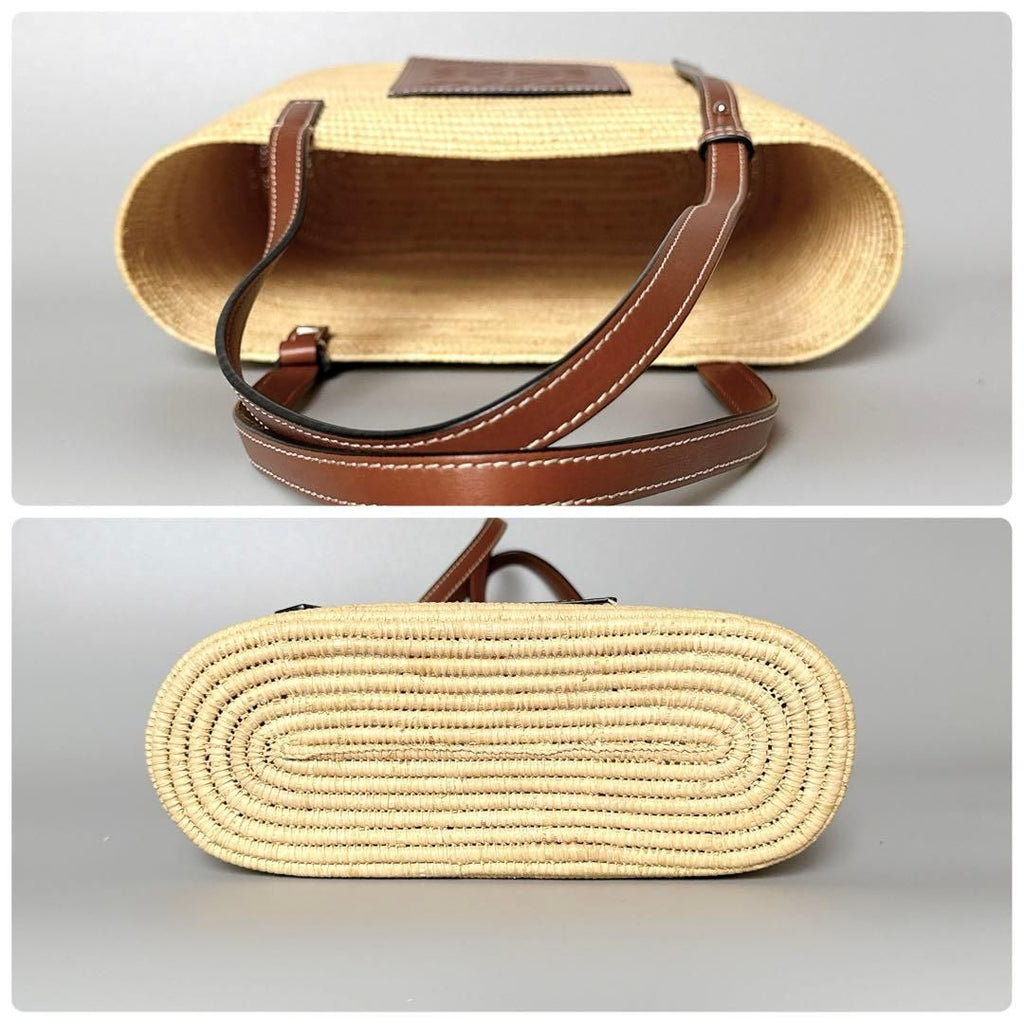 Loewe Square Basket Anagram Tote — view 4