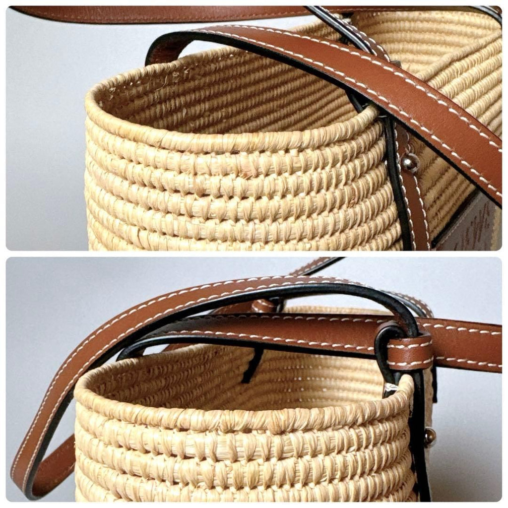 Loewe Square Basket Anagram Tote — view 6