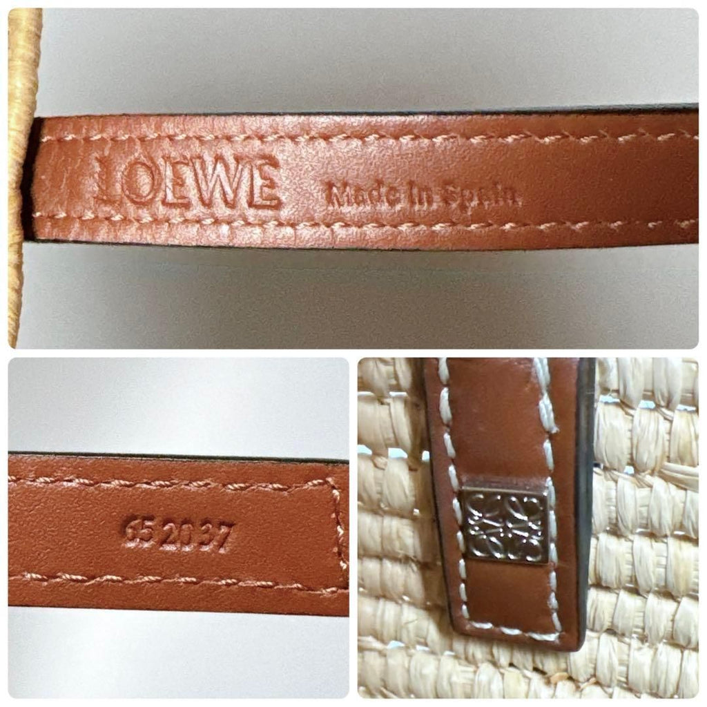 Loewe Square Basket Anagram Tote — view 9