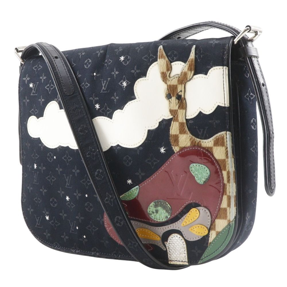 Louis Vuitton Musette Comte de Fait Monogram Satin Vernis Shoulder Bag — view 2