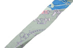 Hermes Twilly Scarf Bottleship Silk Green Multicolor — view 6