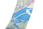 Hermes Twilly Scarf Bottleship Silk Green Multicolor — view 3