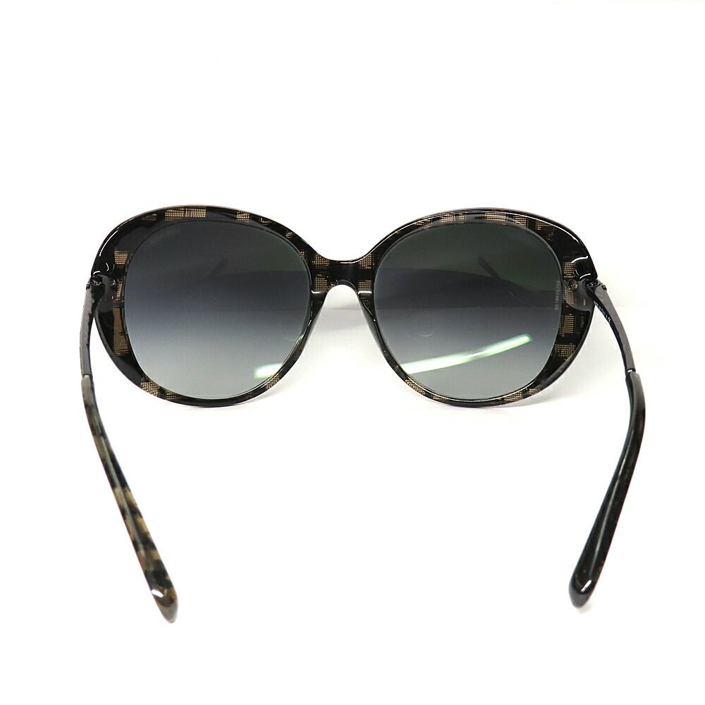 Chanel CC Logo Sunglasses Black — view 8