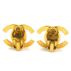 Chanel Earrings CC Logo Gold Plated — view 4