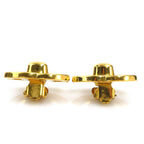 Chanel Earrings CC Logo Gold Plated — view 5
