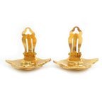 Chanel Earrings CC Logo Gold Plated — view 6