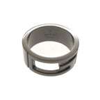 Gucci Cutout Gunmetal Ring — view 6