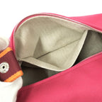 Hermes Bric-a-Brac PM Handbag Pouch Canvas Pink — view 9