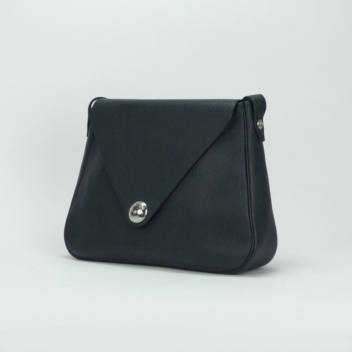 Hermes Christine 35 Shoulder Bag Buffalo Blue Obscure — view 3