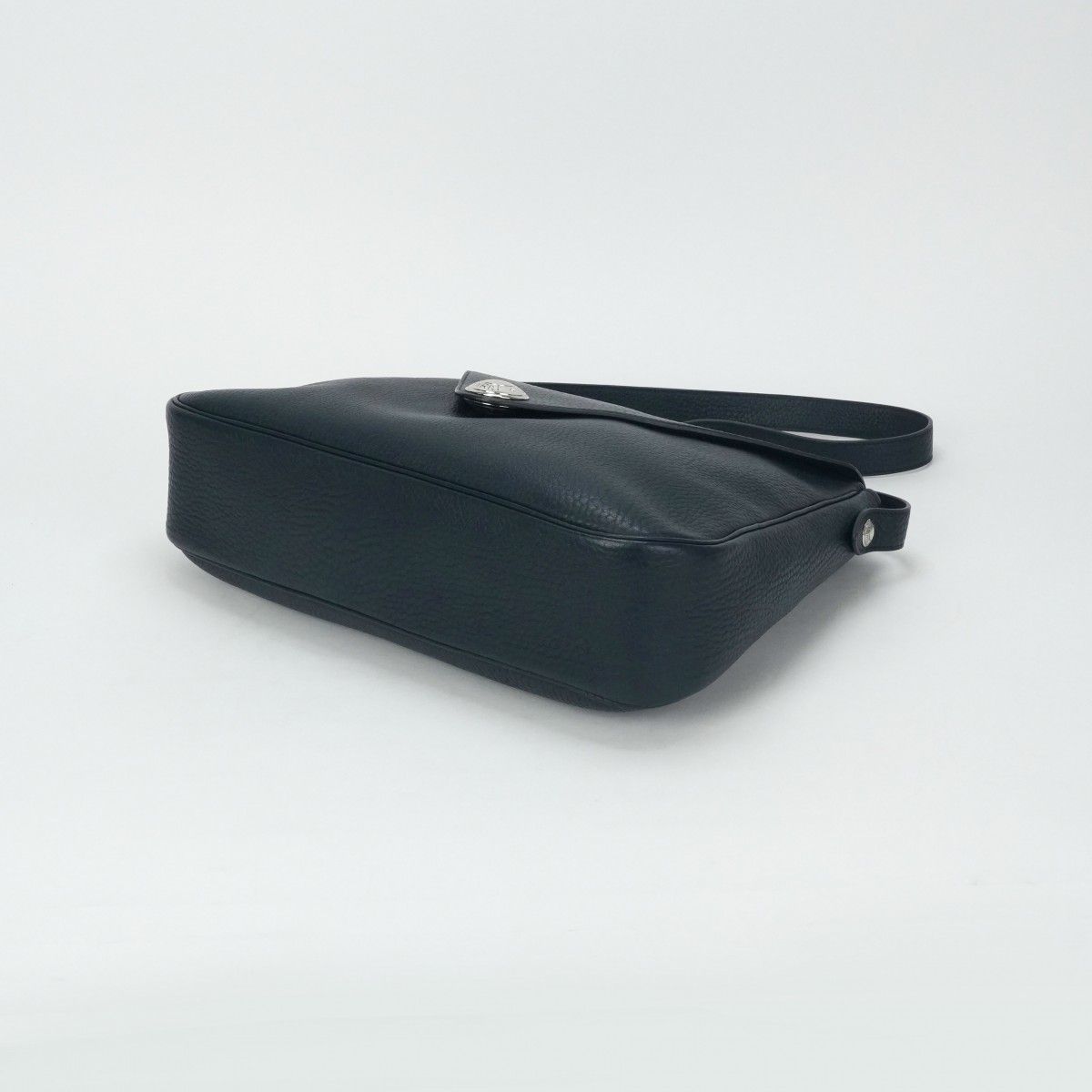 Hermes Christine 35 Shoulder Bag Buffalo Blue Obscure — view 5