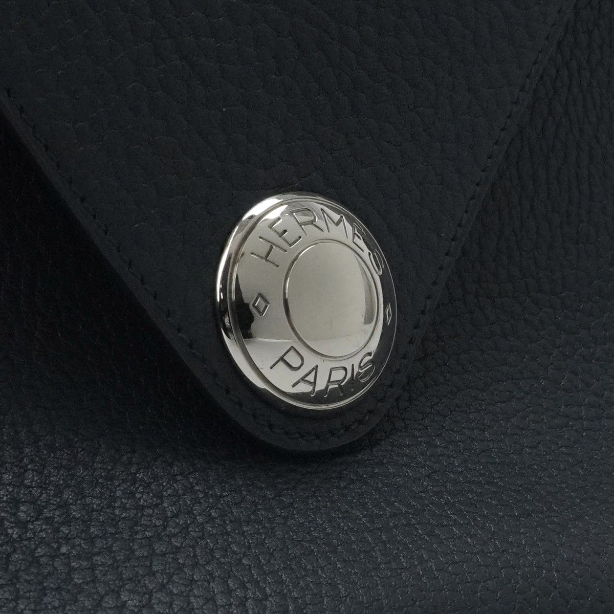 Hermes Christine 35 Shoulder Bag Buffalo Blue Obscure — view 9