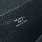 Hermes Christine 35 Shoulder Bag Buffalo Blue Obscure — view 8
