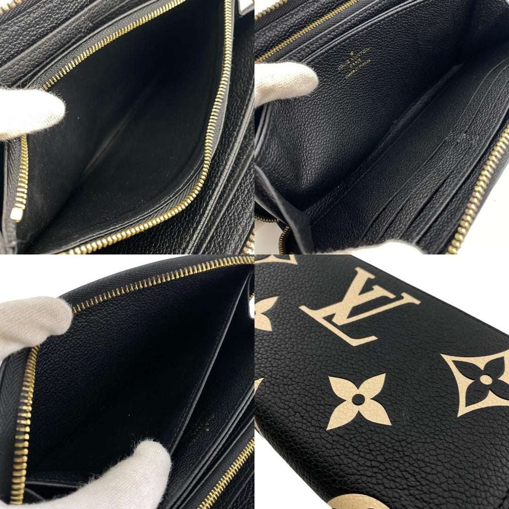 Louis Vuitton Zippy Wallet Leather Black — view 8