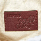 Loewe Paula's Ibiza Rose Pouch Drawstring Light Blue Multicolor Canvas — view 7