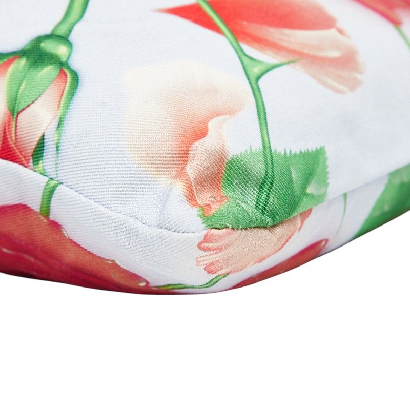 Loewe Paula's Ibiza Rose Pouch Drawstring Light Blue Multicolor Canvas — view 5