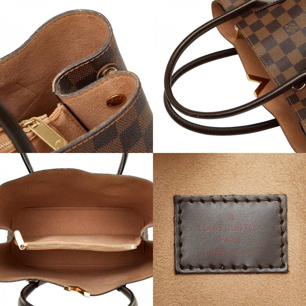 Louis Vuitton Damier Kensington Tote Shoulder Bag 2-Way Ebene Brown — view 9