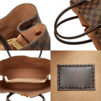Louis Vuitton Damier Kensington Tote Shoulder Bag 2-Way Ebene Brown — view 9