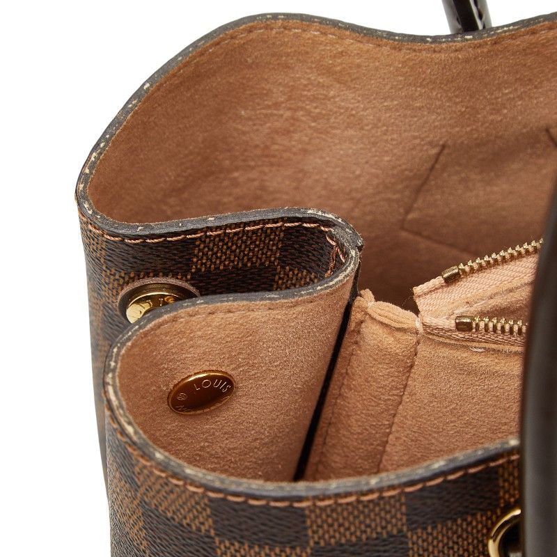 Louis Vuitton Damier Kensington Tote Shoulder Bag 2-Way Ebene Brown — view 8
