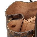 Louis Vuitton Damier Kensington Tote Shoulder Bag 2-Way Ebene Brown — view 8
