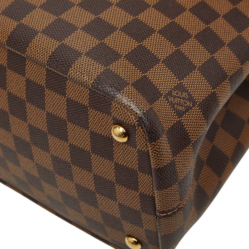 Louis Vuitton Damier Kensington Tote Shoulder Bag 2-Way Ebene Brown — view 4