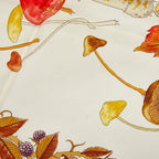 Gucci Vaccornero Botanical Red White Multicolor Silk — view 2