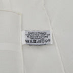 Hermes Handkerchief Jacquard White Cotton — view 4