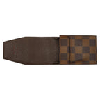 Louis Vuitton Damier Etui Cigarette Case Tobacco Brown Leather — view 6