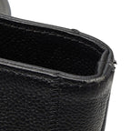 Chanel Choco Bar Logo Tote Black Caviar Leather — view 8