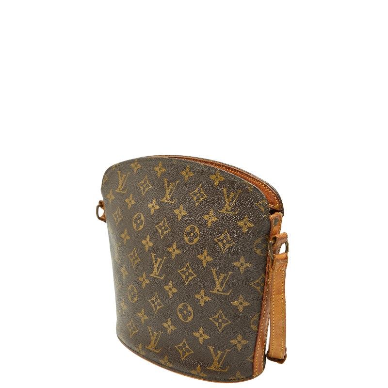 Louis Vuitton Monogram Drew Crossbody Shoulder Bag Brown Leather — view 2