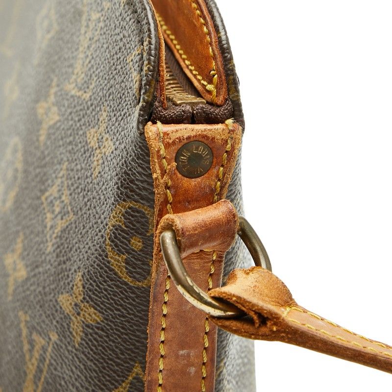 Louis Vuitton Monogram Drew Crossbody Shoulder Bag Brown Leather — view 4