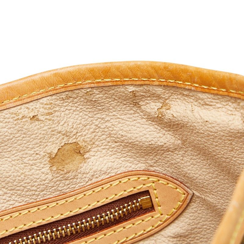 Louis Vuitton Monogram Bucket GM Tote Shoulder Bag Brown — view 8