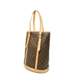 Louis Vuitton Monogram Bucket GM Tote Shoulder Bag Brown — view 2