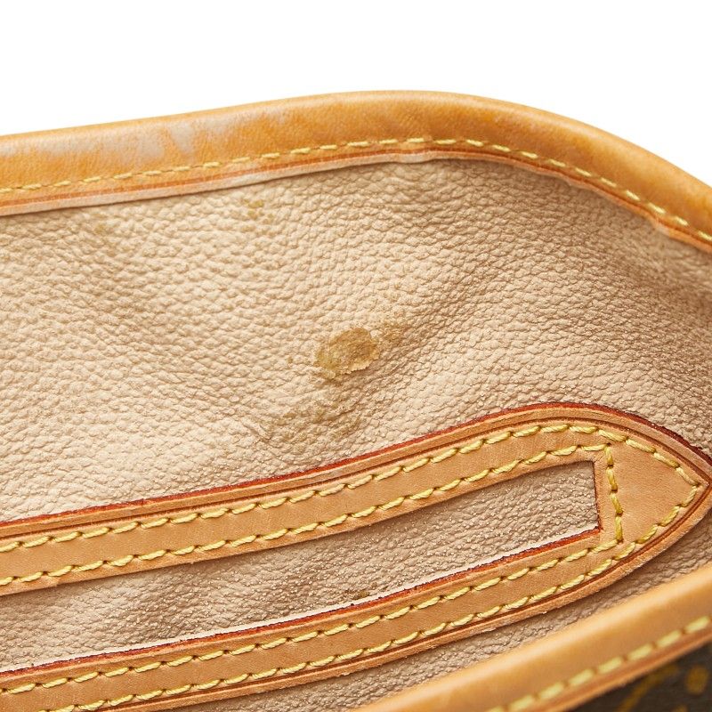 Louis Vuitton Monogram Bucket GM Tote Shoulder Bag Brown — view 7